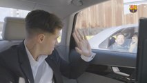Behind the scenes - Coutinho's trip to the Camp Nou