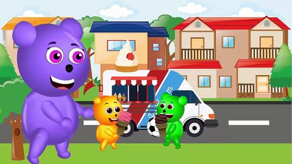 Mega Gummy Bear Babies Crying Broken Teeth in Dentist Nursery Rhymes For Children