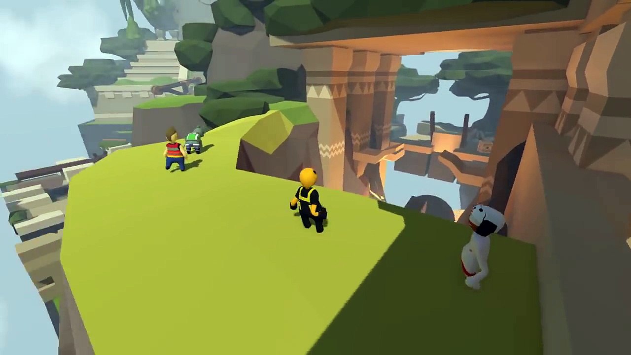 Human Fall Flat Funny Moments - Easter Eggs and Boulders!