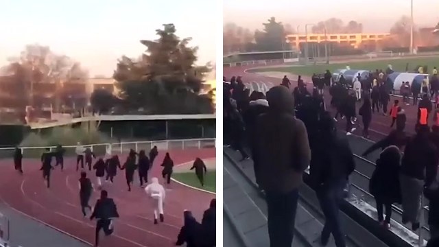 Les joueurs d'Amiens se font agresser par des supporters