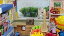실바니안 패밀리 슈퍼마켓 마트놀이 가게놀이 소꿉놀이 뽀로로 인형놀이 장난감 Sylvanian Families Calico Critters Supermarket Play Toy