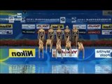 Synchronized Swimming Shanghai 2011 Canada bronze Free Combination team