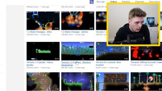 REACTING TO OLD TERRARIA TRAILERS!!