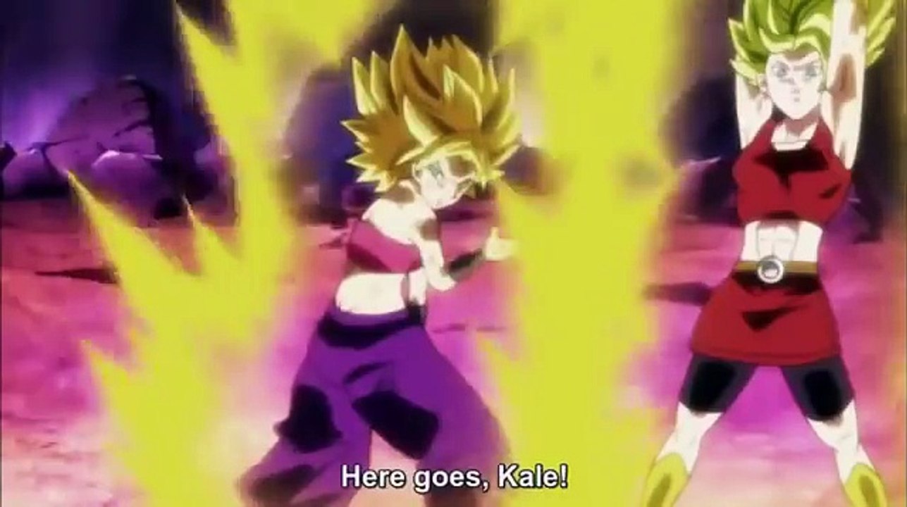 Caulifla and Kale Eliminates 3 Pride Troopers _ Dragon Ball Super
