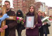 Crowds Gather to Bid Farewell to Slain Serb Politician in Kosovo