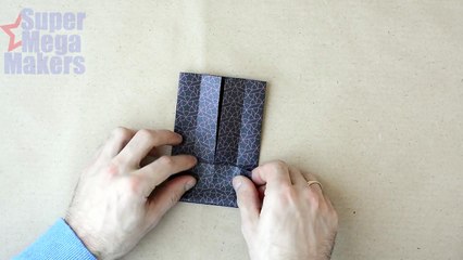 Paper Ring and paper Box for gift. Origami tutorial