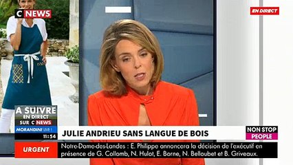 Morandini Live - Julie Andrieu donne son avis sur "Une ambition intime" sur M6