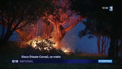 Corse : des rafales jusqu'à 225 km/h