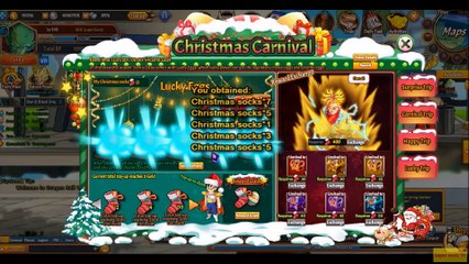 Dragon Ball Z Online - Buying Super Future Trunks 2 Christmas Carnival Lucky Trip