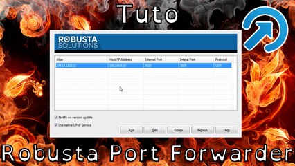 Tuto/test Robusta Port Forwarder
