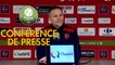 Conférence de presse Gazélec FC Ajaccio - Stade Brestois 29 (1-1) : Albert CARTIER (GFCA) - Jean-Marc FURLAN (BREST) - 2017/2018