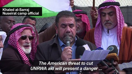 Gaza residents react to US freeze of UNRWA funding