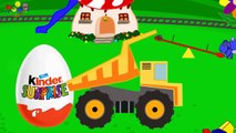 Great yellow Excavator | Formation and uses For Kids | Bajki Maszyny Budowlane - Koparki