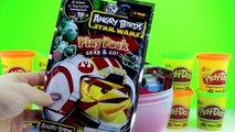 Angry Birds the Movie Play Doh Surprise Eggs Compilation - Red, Bomb, Chuck & Leonard Playdoh Eg