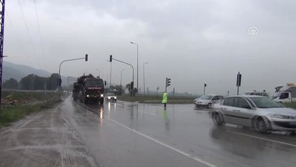 Suriye Sınırına Askeri Sevkiyat - 20 Tank Hatay'a Ulaştı