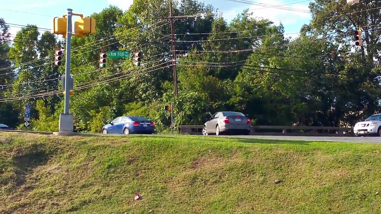 Woman does donuts and rams police car in Gastonia NC intersection