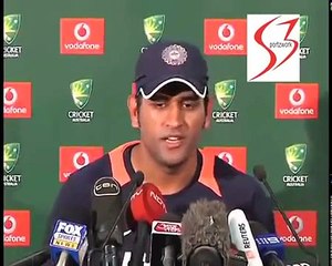 MS DHONI funny answers to press meet