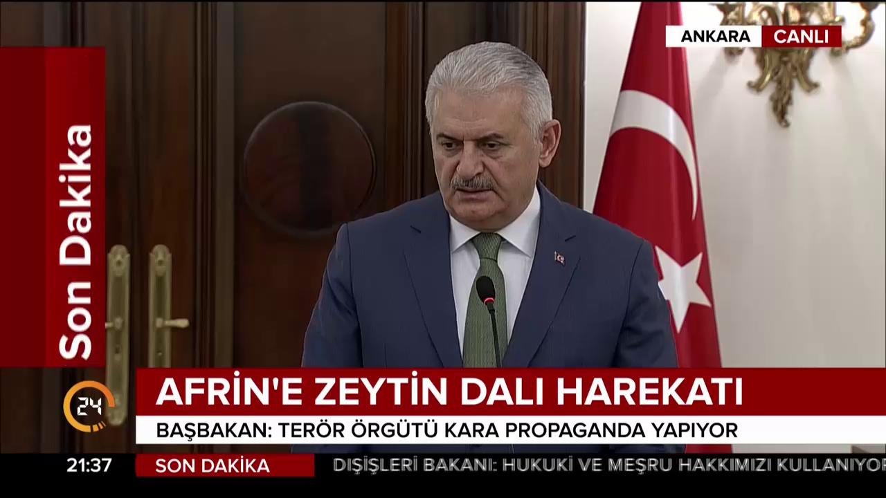 Afrin'e Zeytin Dalı Harekatı