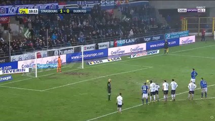 Kenny Lala Goal - Strasbourg 2-0 Dijon 20-01-2018