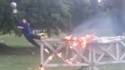 Argentine Soccer Team's Goalie Training is F**king INTENSE