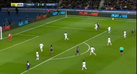 Goal Cavani Paris SG 3 - 0 Dijon  17-01-2018