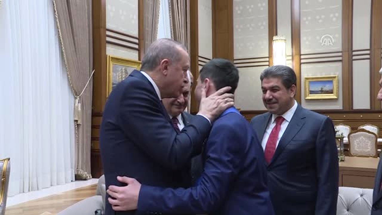 Cumhurbaşkanı Erdoğan, Filistinli 16 Yaşındaki Fevzi El-Cüneydi'yi Kabul Etti