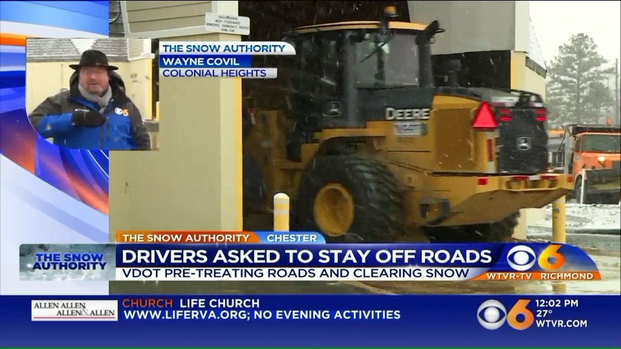 Hundreds of Crashes Reported on Snowy Virginia Highways