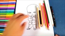 Cómo dibujar a Bebe Jefazo (Un Jefe en Pañales) | How to draw Boss Baby