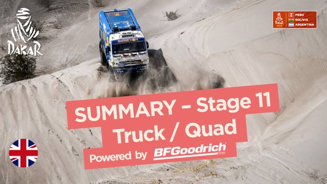 Summary - Truck/Quad - Stage 11 (Belén / Fiambalá / Chilecito) - Dakar 2018