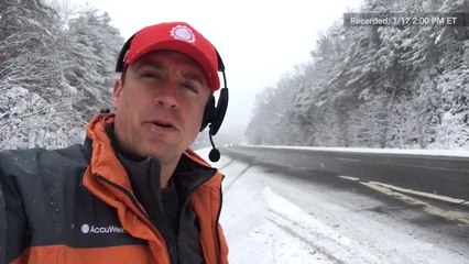 Winter storm warning in effect in Westminster, Massachusetts