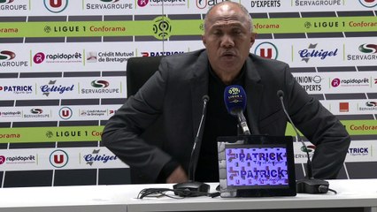 La réaction d'Antoine Kombouaré après EAG-Lyon (0-2)