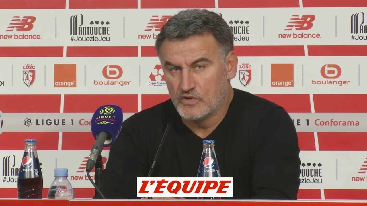 Foot - L1 - Losc : Galtier «Une grosse faiblesse mentale»