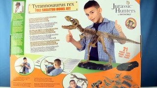 Tyrannosaurus Rex Dinosaur Skeleton bones - Huge T-Rex fossil Geoworld Jurassic Hunters