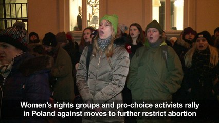 Pro-choice Poles rally nationwide on 'Black Wednesday'