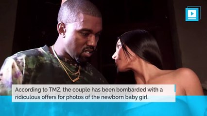 People Are Offering Kim Kardashian and Kanye West $5 Million For Baby Pics