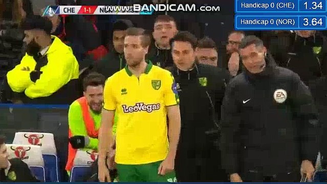 Alvaro Morata Gets Red Card HD - Chelsea 1-1 Norwich City 17.01.2018