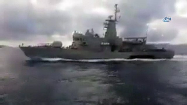 Yunan hücum botu Türk sahil güvenlik botuna böyle çarptı