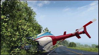 BeamNG Drive Helicopter Crashes Compilation 1440p 60 fps