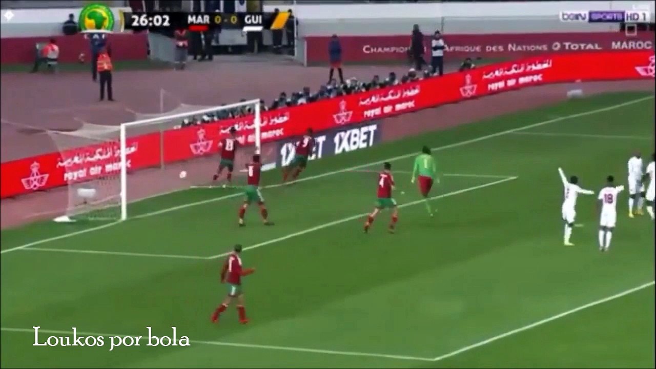Maroc vs Guinee, hat trick El Kaabi (CHAN 2018)