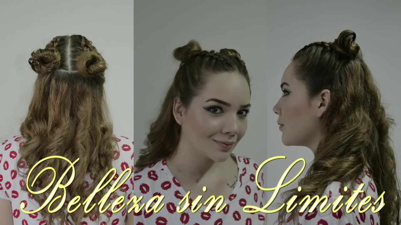 Peinado con Trenzas Monos y Rizos Belleza sin Limites