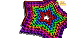 ♥ ⚽  Learn Colors with a lot of Soccer Balls