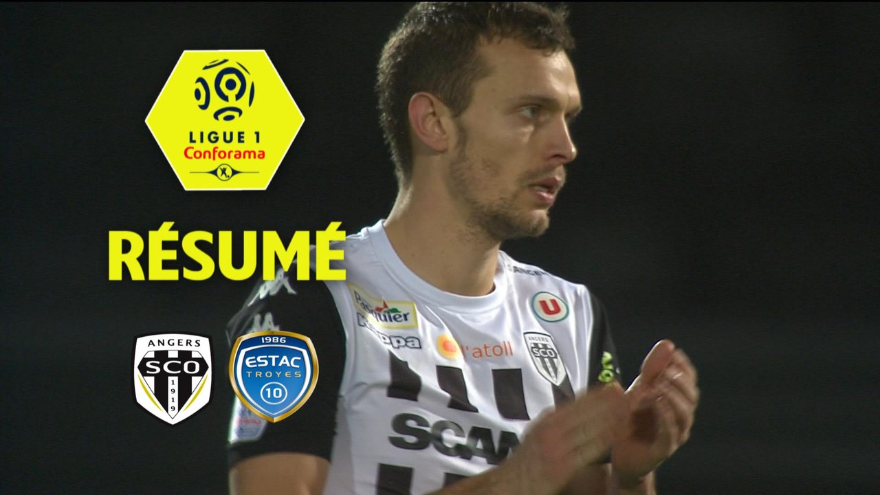 Angers SCO - ESTAC Troyes (3-1)  - Résumé - (SCO-ESTAC) / 2017-18
