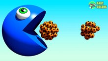 ⚽ Learn COLORS With 3D Soccer Ball And PACMAN For Kids Toddlers Babies-RwAwUQqTr