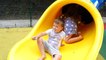 Playground Fun for Children - Kids fun Family Park with Slides Twisted-off tub
