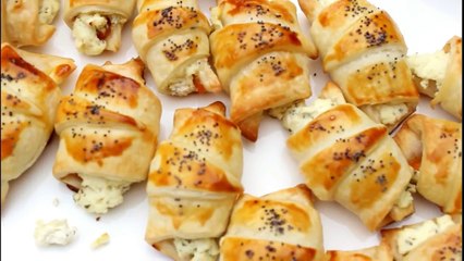 3 RECETTES APERO avec de la pâte feuilletée