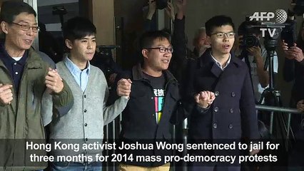 Aktivis demokrasi Hong Kong Joshua Wong dipenjarakan lagi