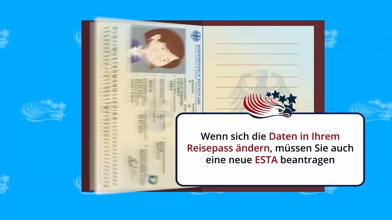 ESTA Antrag USA: Was passiert, wenn meine Reisepass Informationen sich ändern?