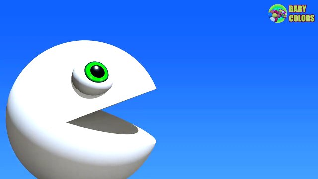 ⚽ Learn COLORS With 3D Growing Soccer Ball And Funny PACMAN For Kids Toddlers Babies