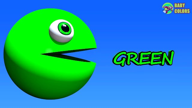 ⚽ Learn COLORS With 3D Growing Soccer Ball And Funny PACMAN For Kids Toddlers Babies-vhnZwj9