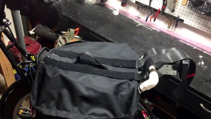 DIY removable pannier for bicycle plus extras enhancements